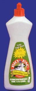 Biodegradable Bio Pac Apple-Aloe Dishwashing Liquid Bottle of Bio Pac Dishwashing Liquid Apple-Aloe